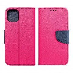 Apple iPhone SE 2022 5G Wallet Cases Fancy Book Pink / Navy