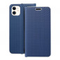 Apple iPhone 11 Wallet Cases LUNA Book Carbon Carbon Fibre, Elegant  Blue