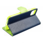Samsung Galaxy S20 FE 5G Wallet Cases Fancy Book Navy / Lime
