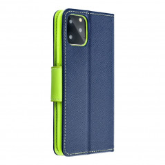 Samsung Galaxy S20 FE 5G Wallet Cases Fancy Book Navy / Lime