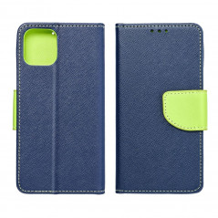 Samsung Galaxy S20 FE 5G Wallet Cases Fancy Book Navy / Lime