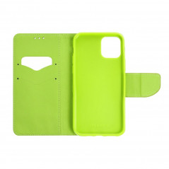 Samsung Galaxy S20 FE 5G Wallet Cases Fancy Book Navy / Lime