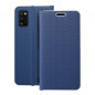 Samsung Galaxy A41 Wallet Cases LUNA Book Carbon Carbon Fibre, Elegant  Blue