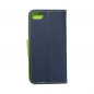 Apple iPhone SE 2020 Wallet Cases Fancy Book Navy / Lime