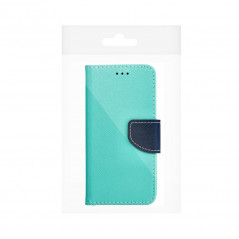 Apple iPhone SE 2022 5G Wallet Cases Fancy Book Mint / Navy