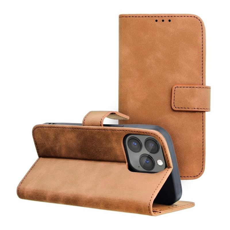 Apple iPhone 13 Pro Wallet Cases TENDER Book Brown