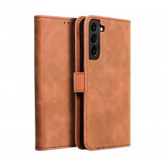 Samsung Galaxy S22 Plus Wallet Cases TENDER Book Brown