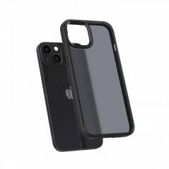 Apple iPhone 13 Case Spigen Ultra Hybrid Crystal clear  Matte frost black