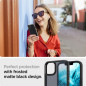 Apple iPhone 13 Case Spigen Ultra Hybrid Crystal clear  Matte frost black