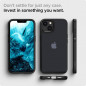 Apple iPhone 13 Case Spigen Ultra Hybrid Crystal clear  Matte frost black