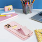 Apple iPhone 11 Case LEATHER Case Kickstand Pink