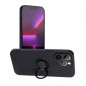 Apple iPhone 12 Pro Max Case Silicone ring Black