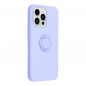 Apple iPhone 13 Pro Case Silicone ring Violet