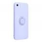 Apple iPhone SE 2022 5G Case Silicone ring Violet