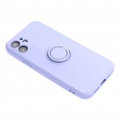 Apple iPhone SE 2022 5G Case Silicone ring Violet