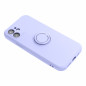 Apple iPhone SE 2022 5G Case Silicone ring Violet
