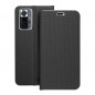 XIAOMI Redmi Note 10 Pro Max Wallet Cases LUNA Book Carbon Carbon Fibre, Elegant  Black