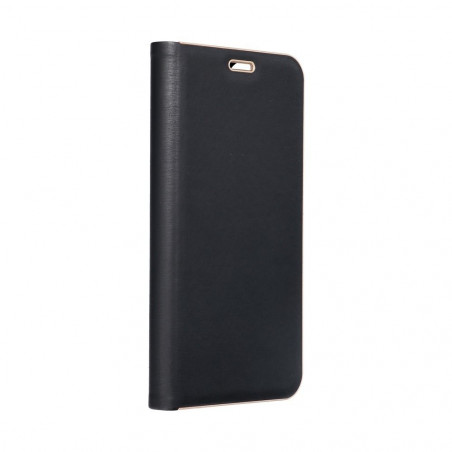 Samsung Galaxy A32 LTE Wallet Cases LUNA Book Gold Elegant Black