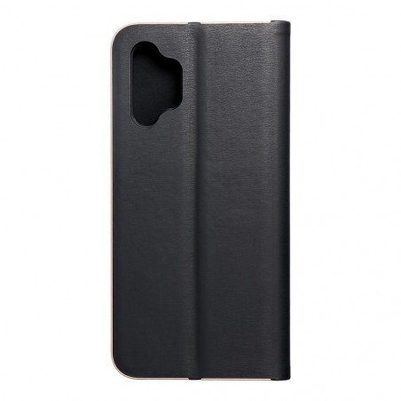 Samsung Galaxy A32 LTE Wallet Cases LUNA Book Gold Elegant Black