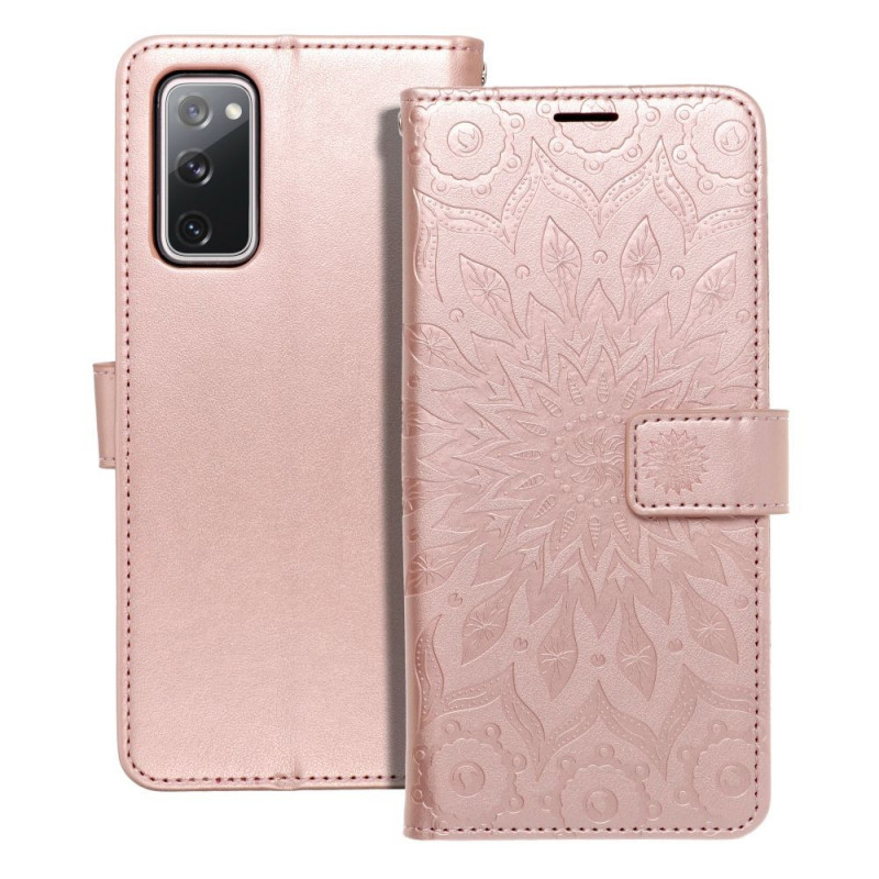 Samsung Galaxy S20 FE 5G Wallet Cases MEZZO Book Mandala  Rose gold