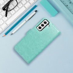 Samsung Galaxy S21 Ultra 5G Wallet Cases MEZZO Book Tree  Green