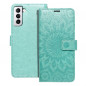 Samsung Galaxy A12 Wallet Cases MEZZO Book Mandala  Green