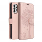Samsung Galaxy A32 LTE Wallet Cases MEZZO Book Tree  Rose gold