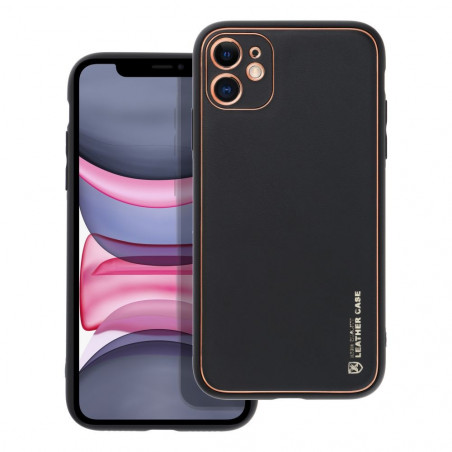 Apple iPhone 11 Case Leather Black