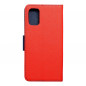 Samsung Galaxy A02s Wallet Cases Fancy Book Red / Navy