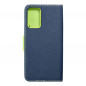 Samsung Galaxy A72 LTE Wallet Cases Fancy Book Navy / Lime