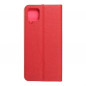 Samsung Galaxy A12 Wallet Cases LUNA Book Gold Elegant  Red