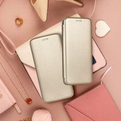Samsung Galaxy A32 5G Wallet Cases Book Elegance Elegant  Gold
