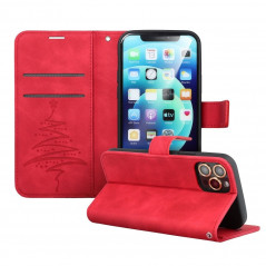 XIAOMI Redmi Note 10S Wallet Cases MEZZO Book Tree  Red