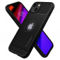 Apple iPhone 13 Case Spigen Armor Carbon Fibre, Elegant  Black