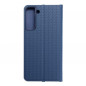 Samsung Galaxy S22 Plus Wallet Cases LUNA Book Carbon Carbon Fibre, Elegant  Blue