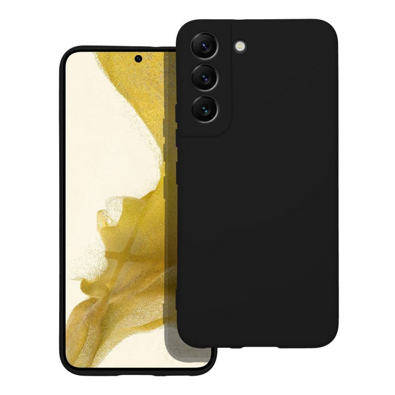 Samsung Galaxy S22 Case Silicone Elegant  Black