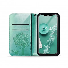 XIAOMI Redmi Note 10 Pro Max Wallet Cases MEZZO Book Tree  Green
