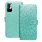 XIAOMI Redmi Note 10 5G Wallet Cases MEZZO Book Mandala  Green