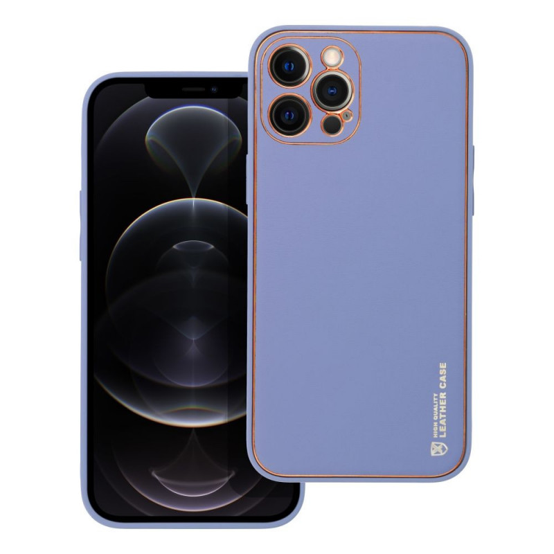 Apple iPhone 12 Pro Max Case Leather Blue