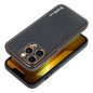 Apple iPhone 12 Case Leather Black