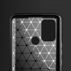 Oppo A53s Case Carbon Elegant  Black