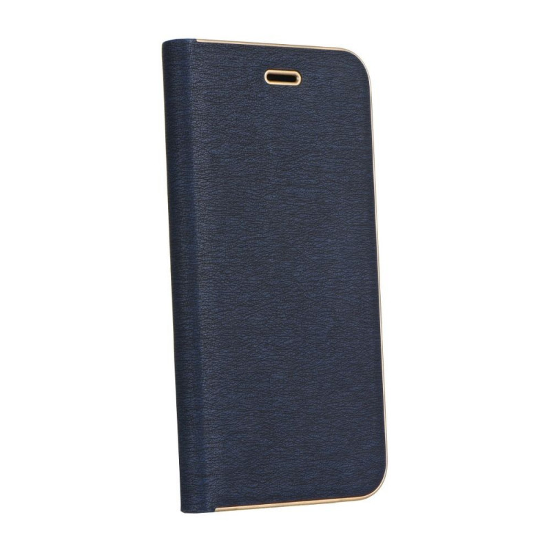 Apple iPhone SE 2020 Wallet Cases LUNA Book Gold Elegant  Navy blue