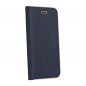Apple iPhone SE 2022 5G Wallet Cases LUNA Book Gold Elegant  Navy blue
