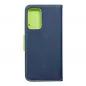 Samsung Galaxy A52s 5G Wallet Cases Fancy Book Navy / Lime