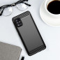 Samsung Galaxy A51 LTE Case Carbon Elegant  Black