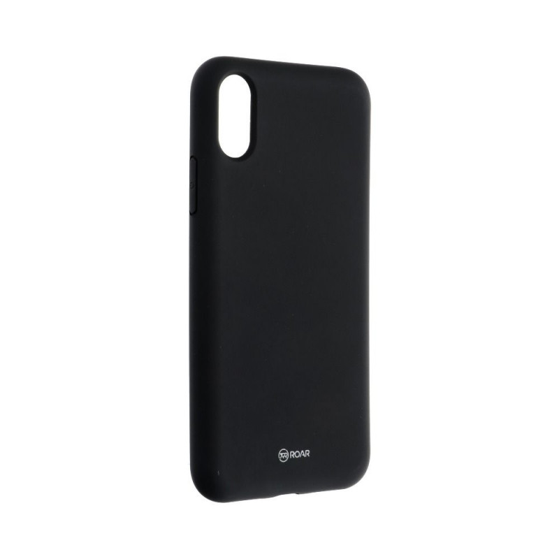 Apple iPhone XS Case Roar Colorful Jelly Black
