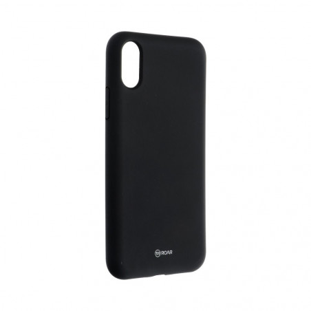Apple iPhone XS Case Roar Colorful Jelly Black