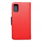 Samsung Galaxy A41 Wallet Cases Fancy Book Red / Navy
