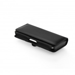Apple iPhone 12 Pro Univerzálne puzdro, Horizontal holsters Chic VIP Elegant  Black 