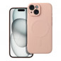 Apple iPhone 15 Case Silicone Mag Cover MagSAFE  Pink
